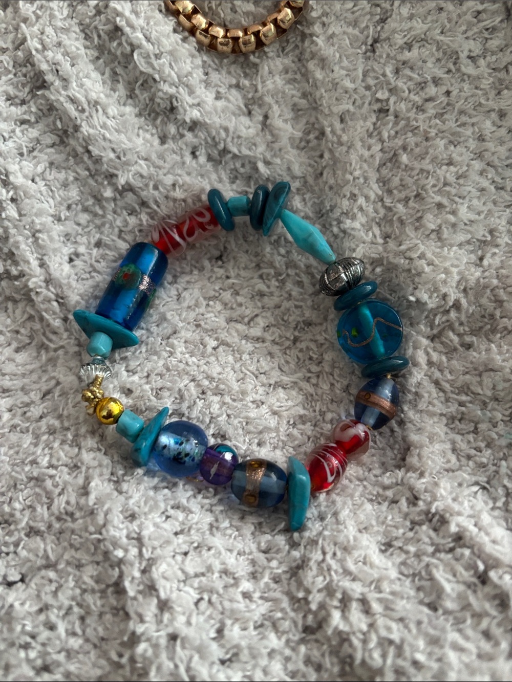 Colorful Beaded Bracelet (handmade)